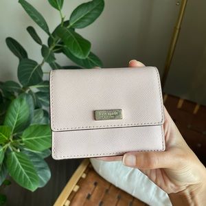 Kate Spade Morgan Bifold Flap Wallet Light Pink ✨